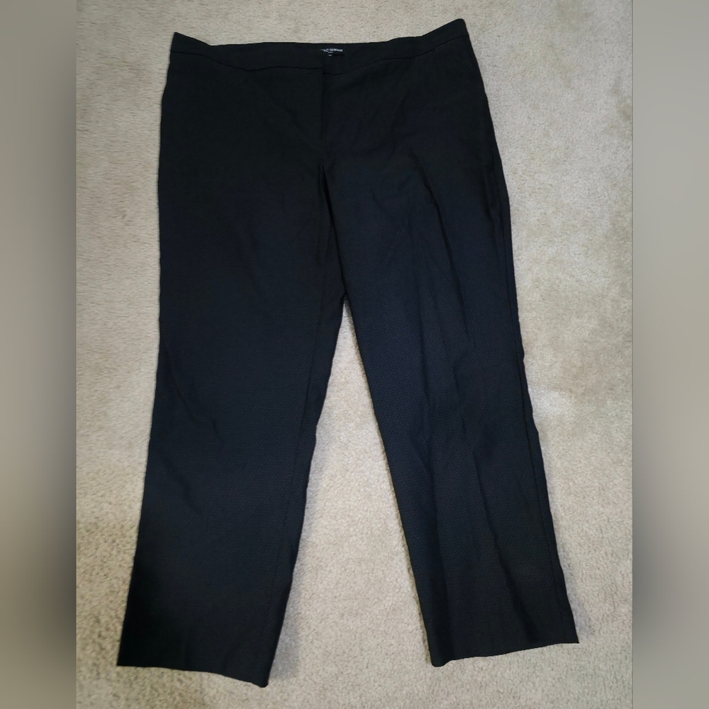Mario Serrani Black Patterned Trousers
